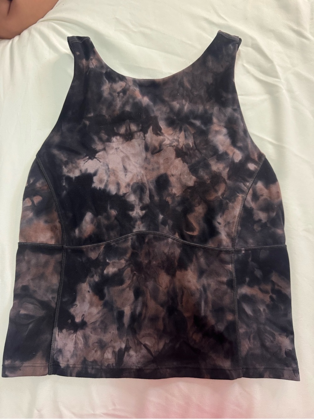 Lululemon Key to Balance Tank - Diamond Dye Graphite Grey Pink Pastel